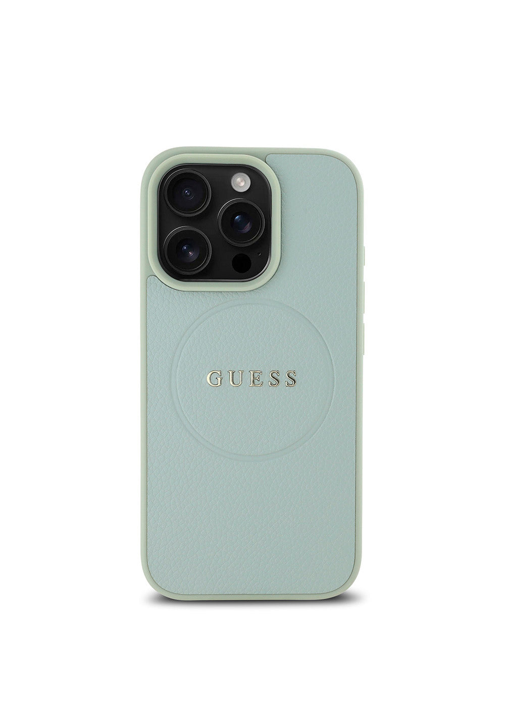 Apple iPhone 16 Pro Max Kılıf Guess Orijinal Lisanslı Manyetik Şarj Uyumlu Yazı Logolu Grained Kapak