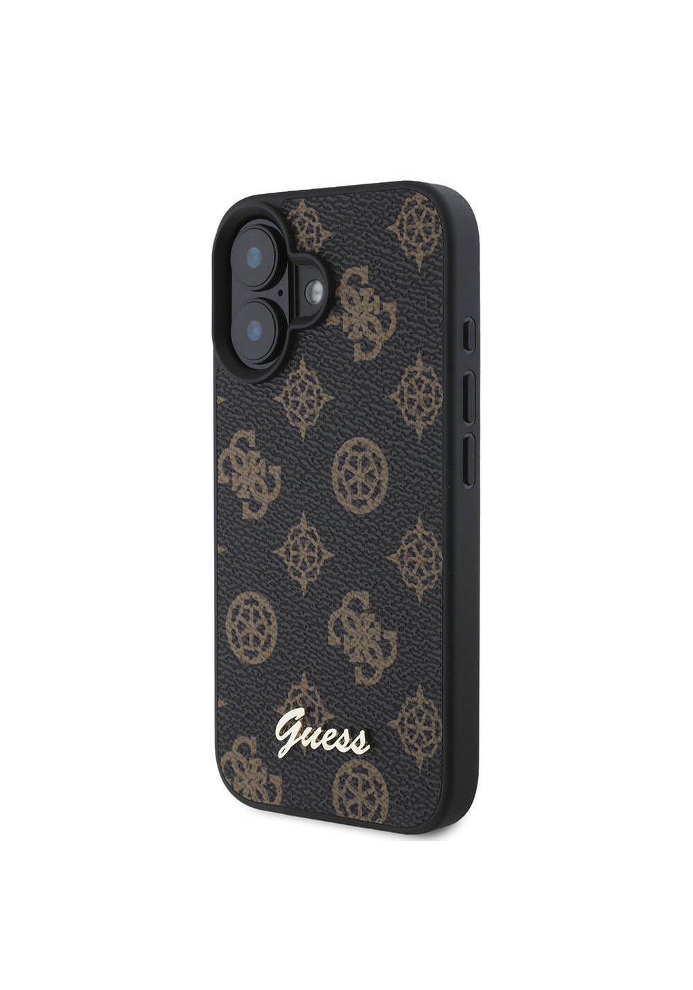 Apple iPhone 16 Kılıf Guess Orijinal Lisanslı Manyetik Şarj Uyumlu Yazı Logolu Peony Kapak