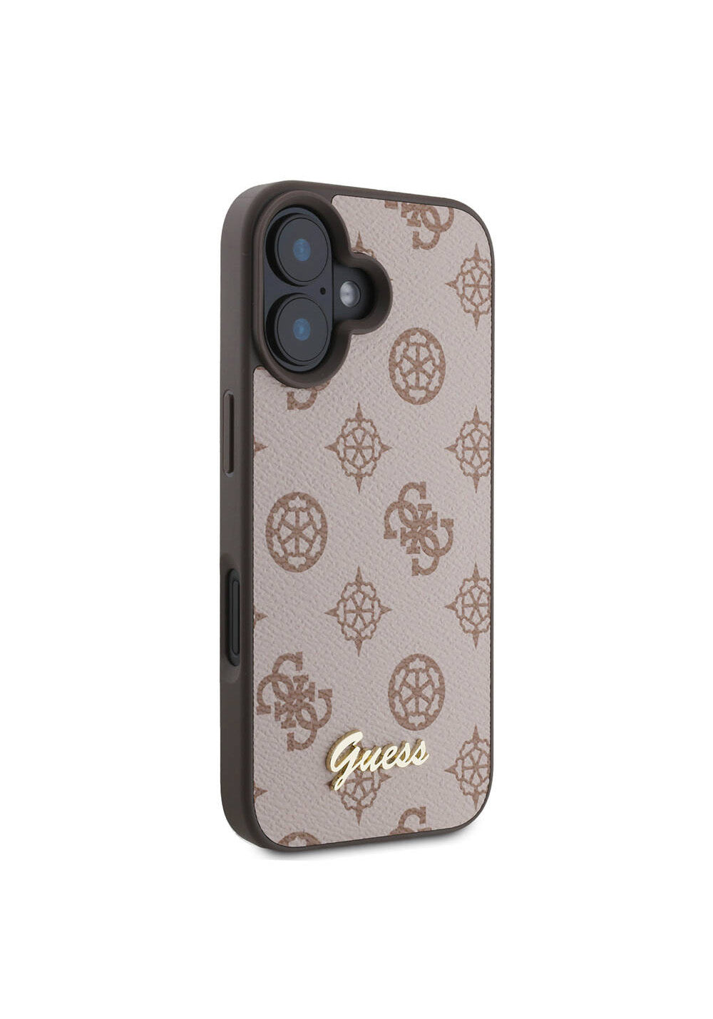 Apple iPhone 16 Plus Kılıf Guess Orijinal Lisanslı Manyetik Şarj Uyumlu Yazı Logolu Peony Kapak