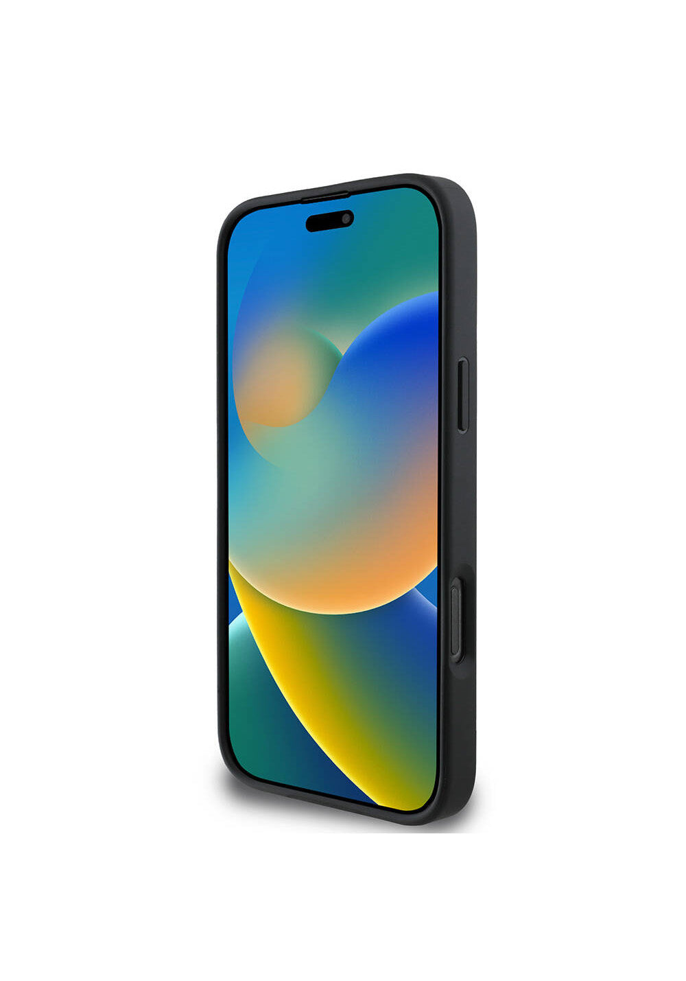 Apple iPhone 16 Pro Kılıf Guess Orijinal Lisanslı Manyetik Şarj Uyumlu Yazı Logolu Saffiano Classic Kapak