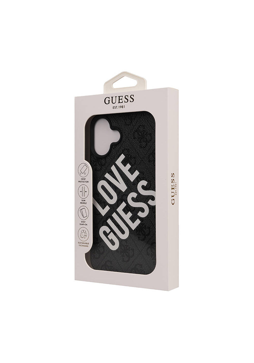 Apple iPhone 16 Plus Kılıf Guess Orijinal Lisanslı Big Love Guess Kapak