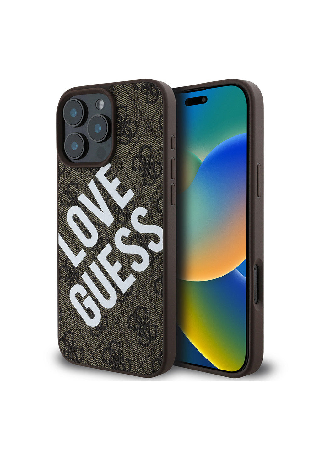 Apple iPhone 16 Pro Kılıf Guess Orijinal Lisanslı Big Love Guess Kapak