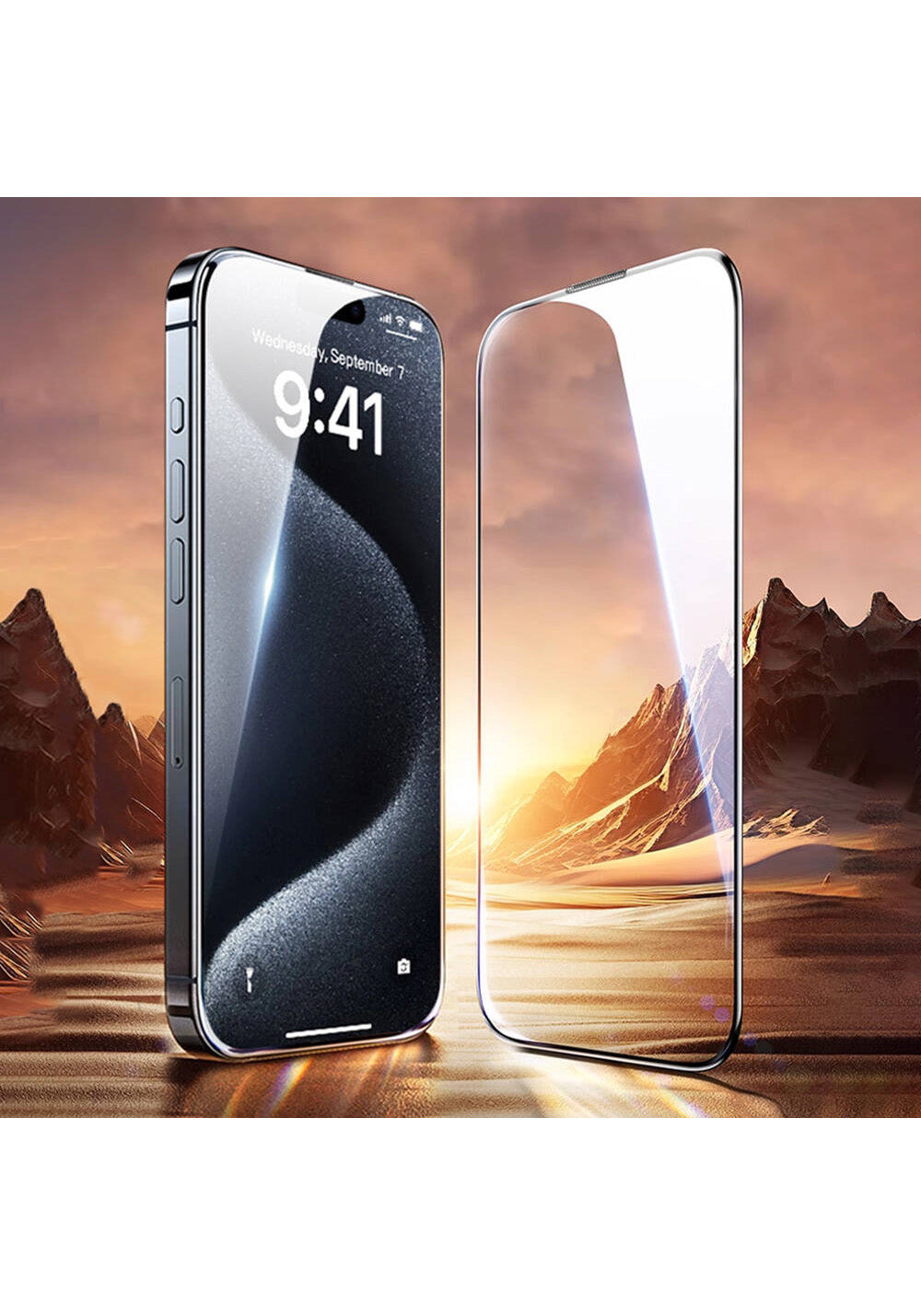 Apple iPhone 16 Pro Wiwu GT-008 Polimer Oleofobik Kaplama Şeffaf Pürüzsüz Temperli Cam Ekran Koruyucu 10'lu Paket