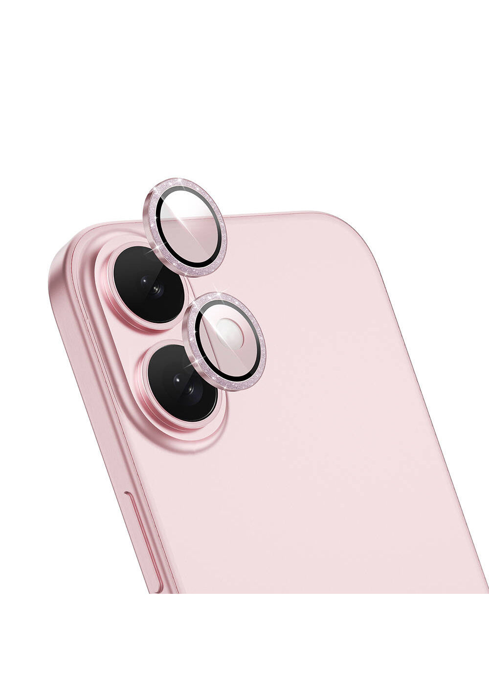 Apple iPhone 16 Plus Wiwu LG-006 Diamond Lens Guard Kolay Uygulama Aparatlı Kamera Lens Koruyucu