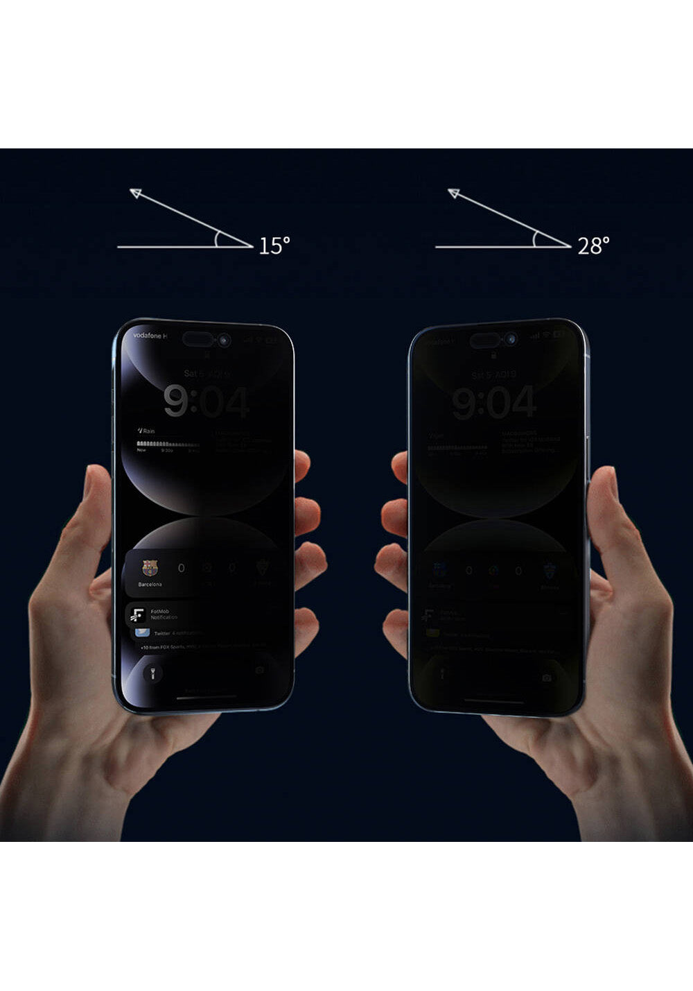 Apple iPhone 16 Wiwu GT-015 Özellikli Çok Katmanlı Temperli iPrivacy Cam Ekran Koruyucu 10'lu Paket