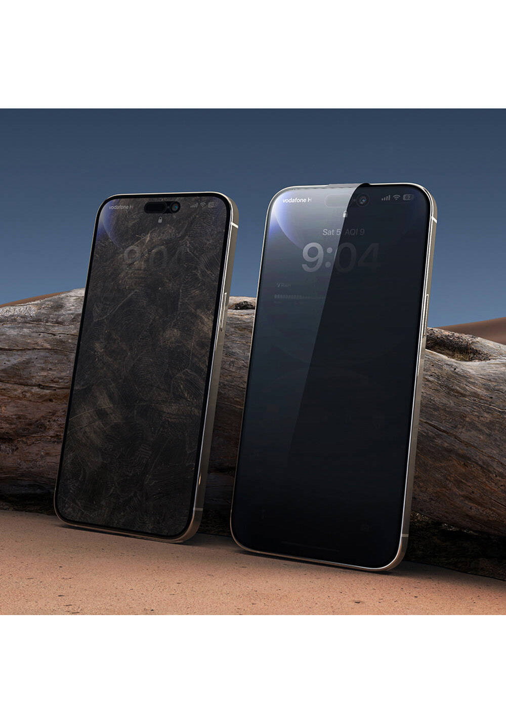 Apple iPhone 16 Pro Wiwu GT-015 Özellikli Çok Katmanlı Temperli iPrivacy Cam Ekran Koruyucu 10'lu Paket