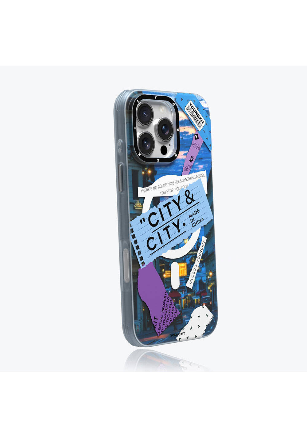 Apple iPhone 16 Pro Kılıf Manyetik Şarj Uyumlu Youngkit A-City Serisi Kapak