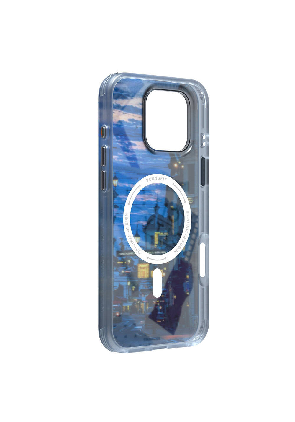 Apple iPhone 16 Pro Kılıf Manyetik Şarj Uyumlu Youngkit A-City Serisi Kapak