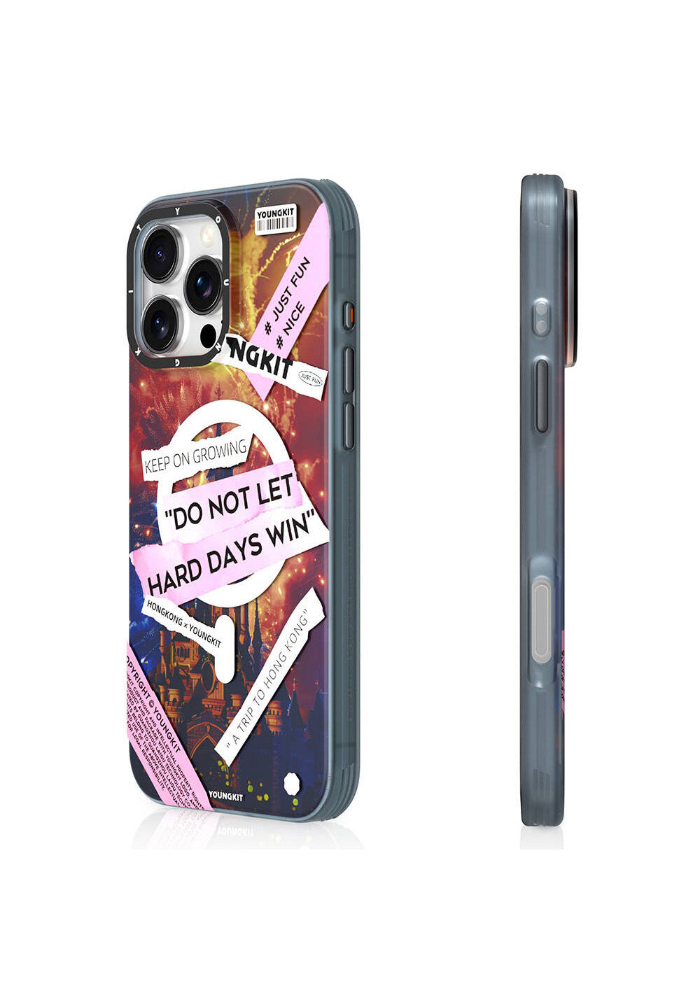 Apple iPhone 16 Pro Max Kılıf Manyetik Şarj Uyumlu Youngkit A-City Serisi Kapak