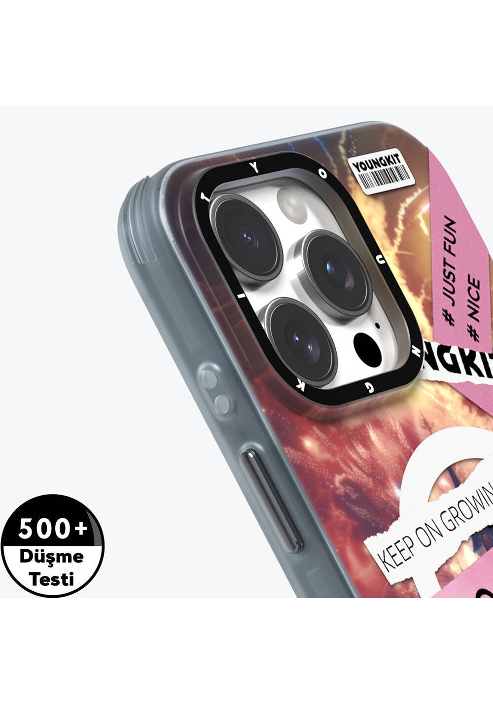 Apple iPhone 16 Pro Max Kılıf Manyetik Şarj Uyumlu Youngkit A-City Serisi Kapak