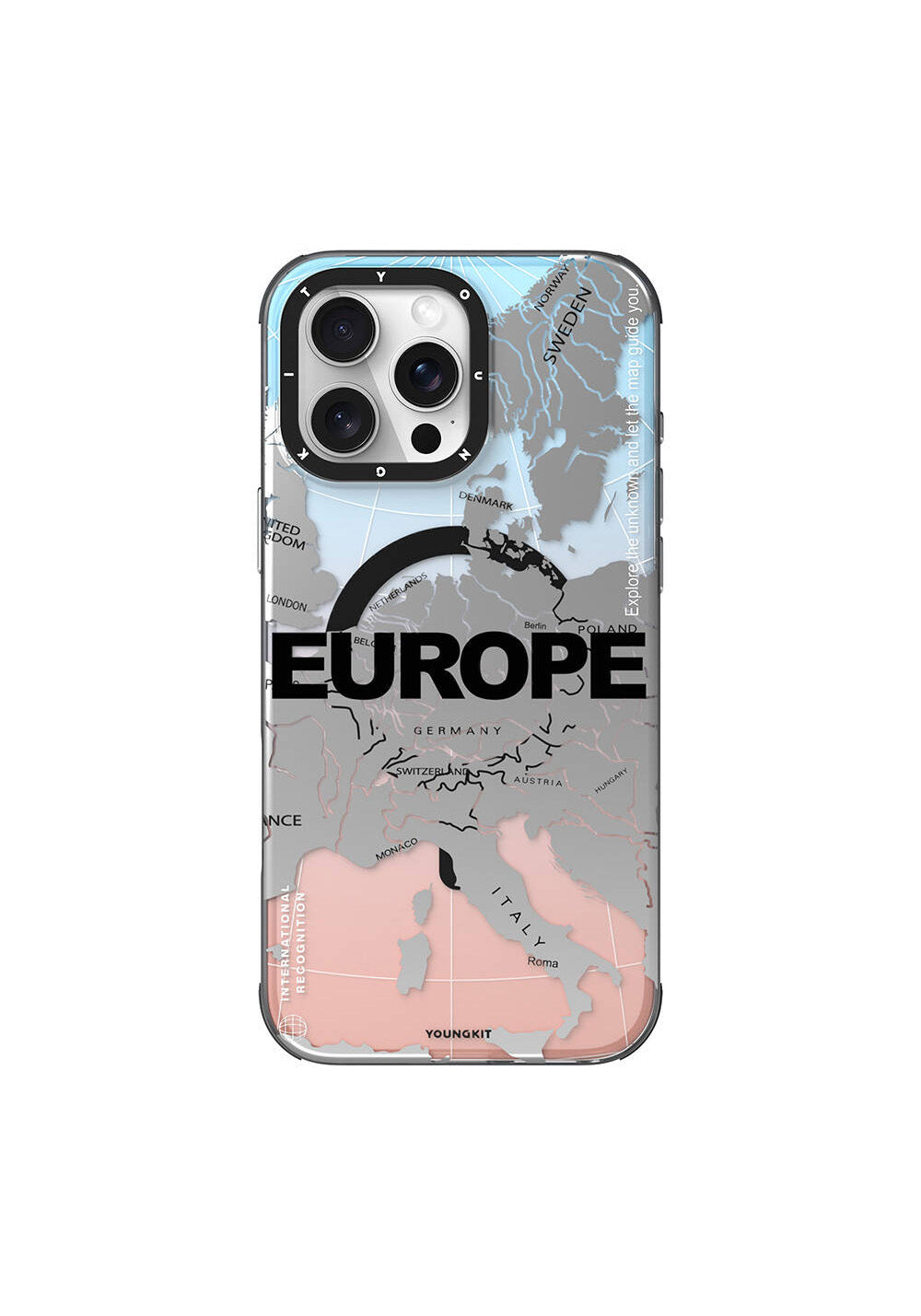 Apple iPhone 16 Pro Kılıf Manyetik Şarj Uyumlu Youngkit Universal Serisi Kapak