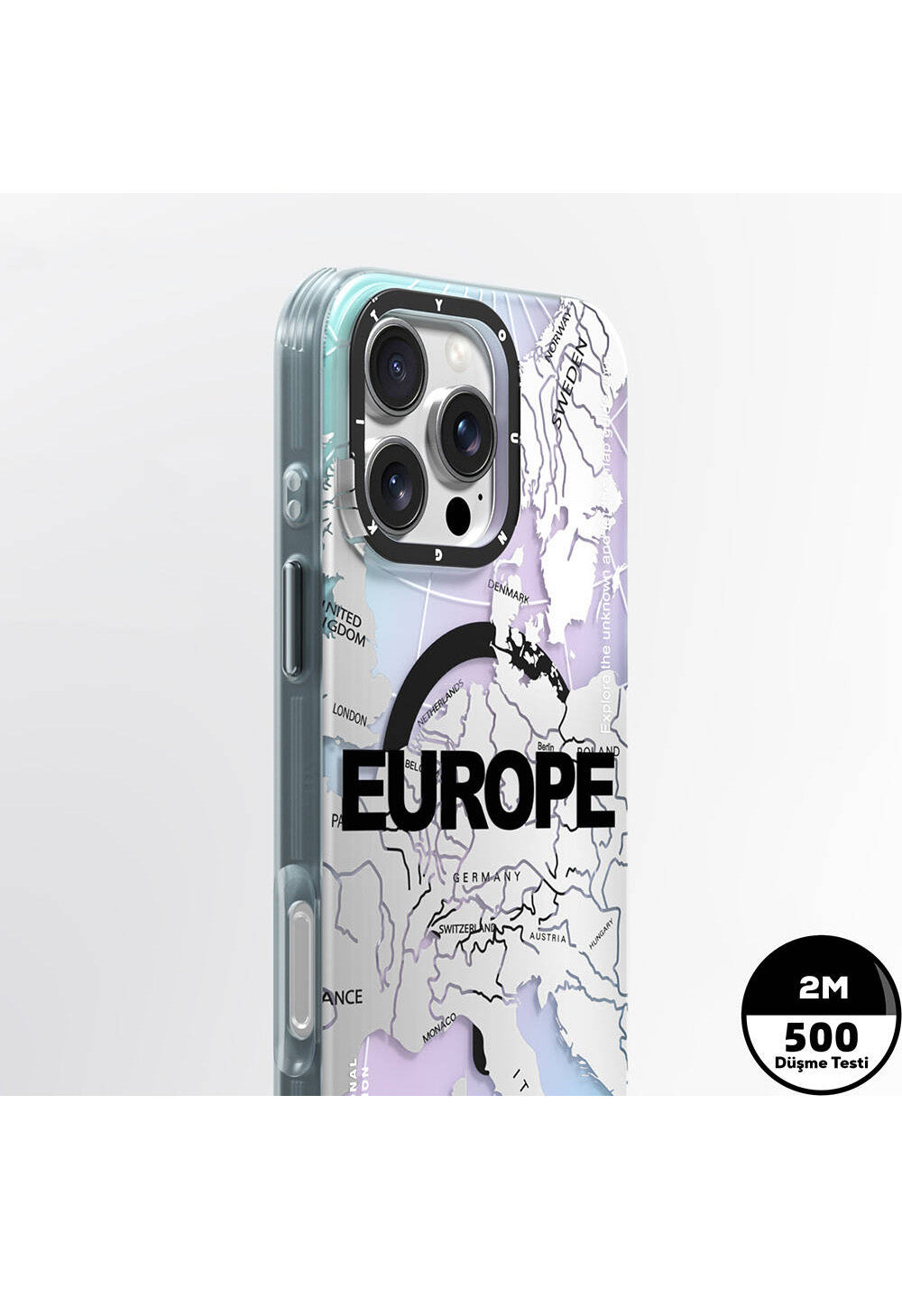 Apple iPhone 16 Pro Kılıf Manyetik Şarj Uyumlu Youngkit Universal Serisi Kapak