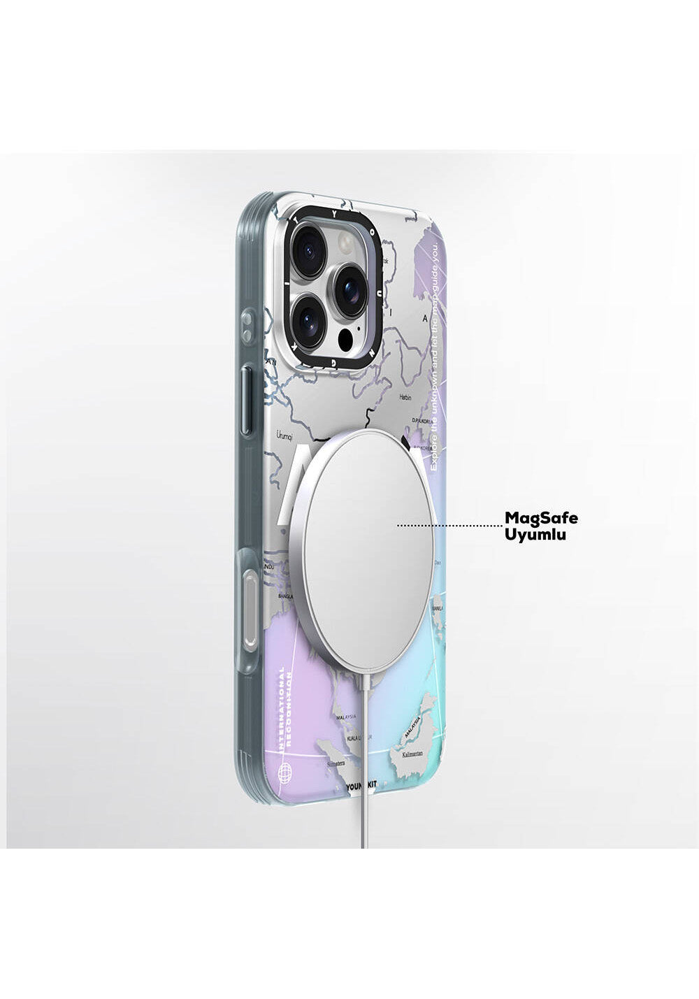 Apple iPhone 16 Pro Kılıf Manyetik Şarj Uyumlu Youngkit Universal Serisi Kapak