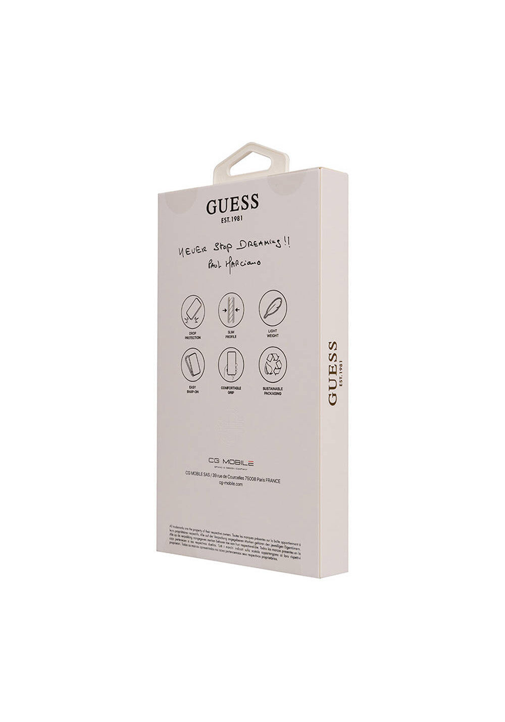 Apple iPhone 16 Pro Kılıf Guess Orijinal Lisanslı Manyetik Şarj Uyumlu Grained Triangle Kapak