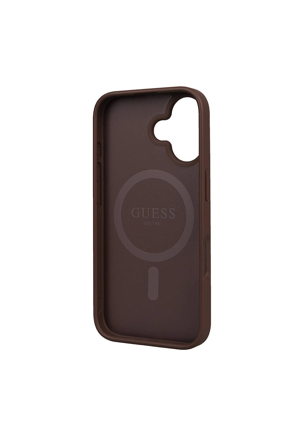 Apple iPhone 16 Kılıf Guess Orijinal Lisanslı Manyetik Şarj Uyumlu Small 4G Classic Kapak