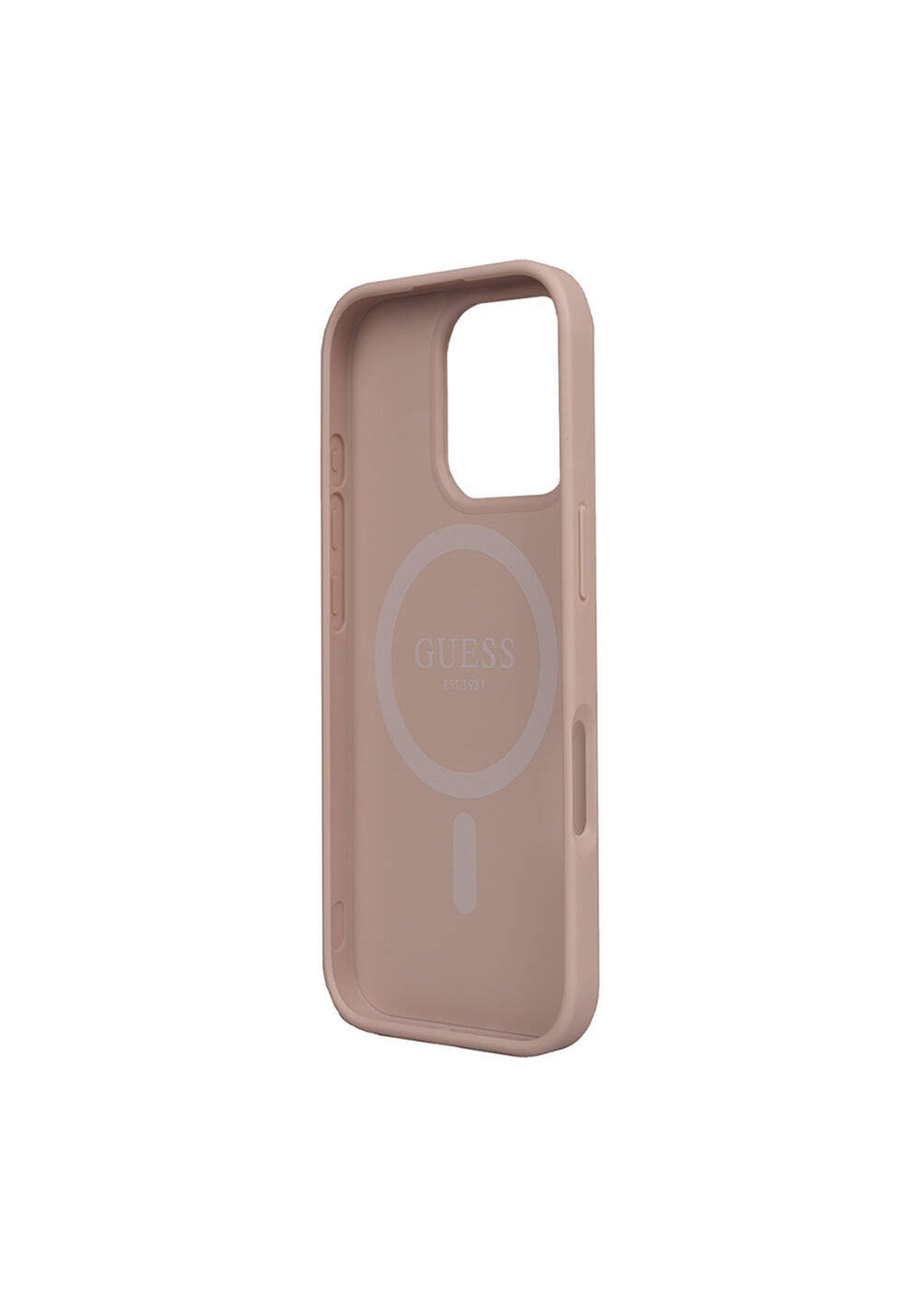 Apple iPhone 16 Pro Kılıf Guess Orijinal Lisanslı Manyetik Şarj Uyumlu Small 4G Classic Kapak