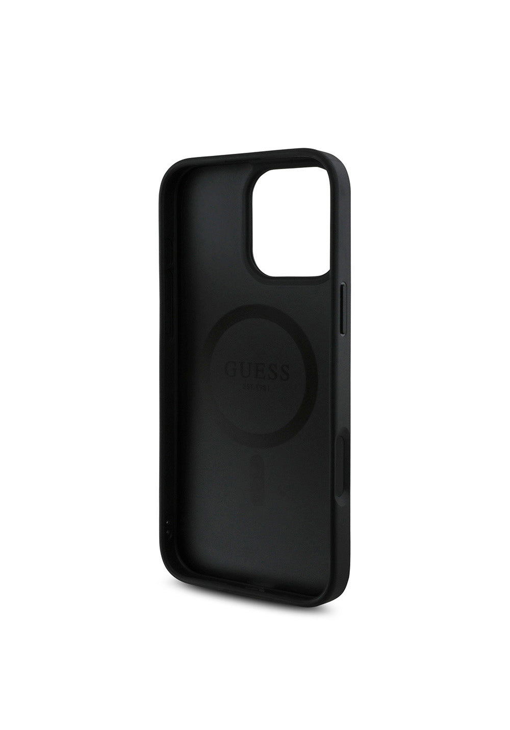 Apple iPhone 16 Pro Kılıf Guess Orijinal Lisanslı Manyetik Şarj Uyumlu Small 4G Classic Kapak