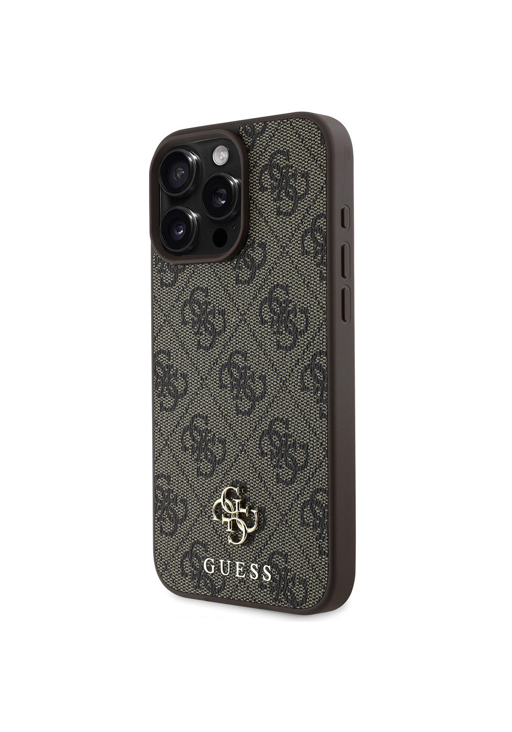 Apple iPhone 16 Pro Kılıf Guess Orijinal Lisanslı Manyetik Şarj Uyumlu Small 4G Classic Kapak