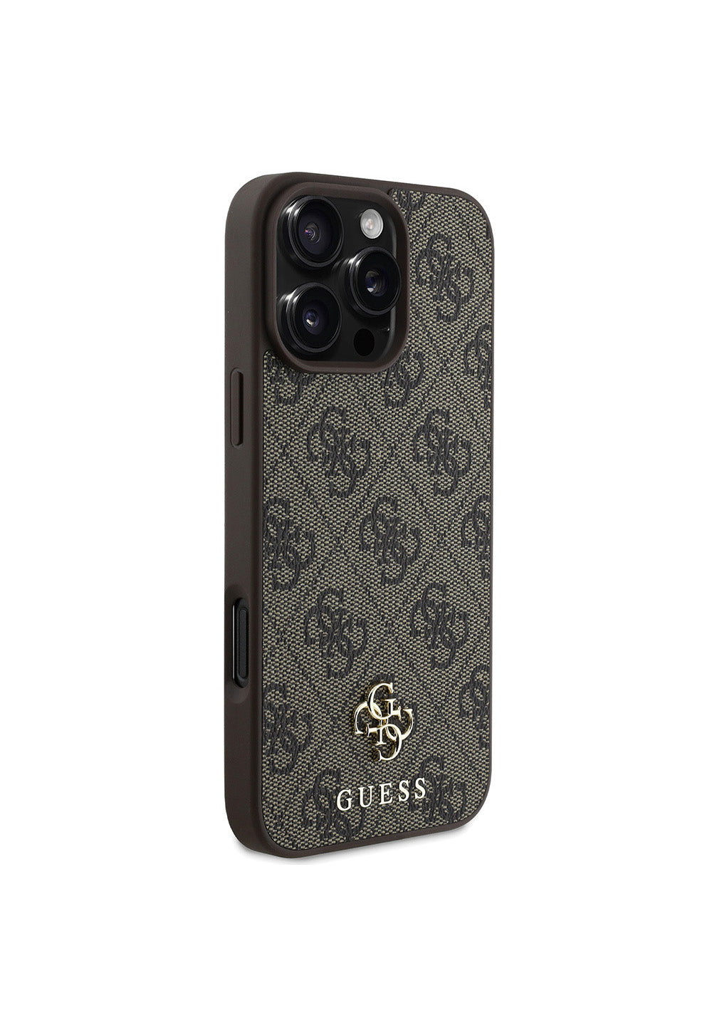 Apple iPhone 16 Pro Kılıf Guess Orijinal Lisanslı Manyetik Şarj Uyumlu Small 4G Classic Kapak