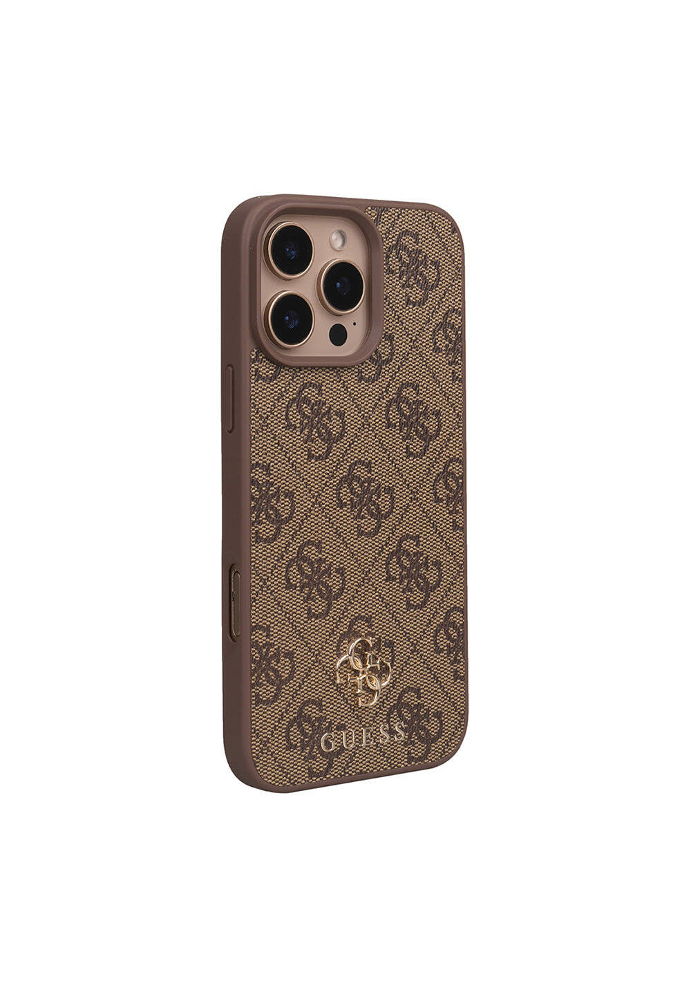 Apple iPhone 16 Pro Max Kılıf Guess Orijinal Lisanslı Manyetik Şarj Uyumlu Small 4G Classic Kapak