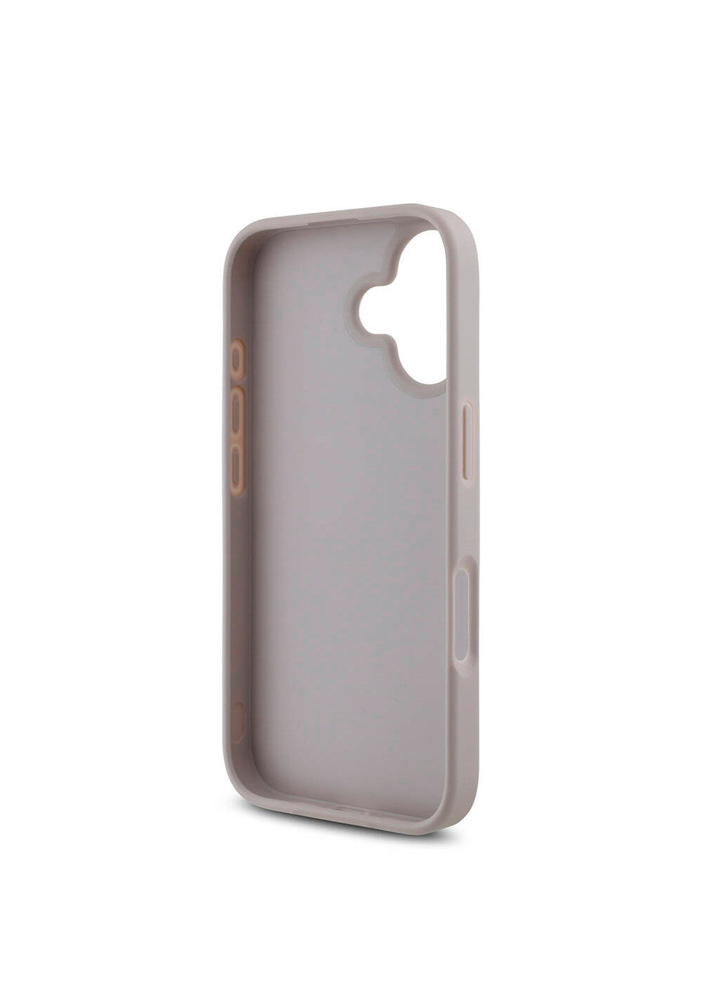 Apple iPhone 16 Plus Kılıf Guess Orijinal Lisanslı PU Deri 4G Desenli Metal Büyük 4G ve Yazı Logolu Kapak