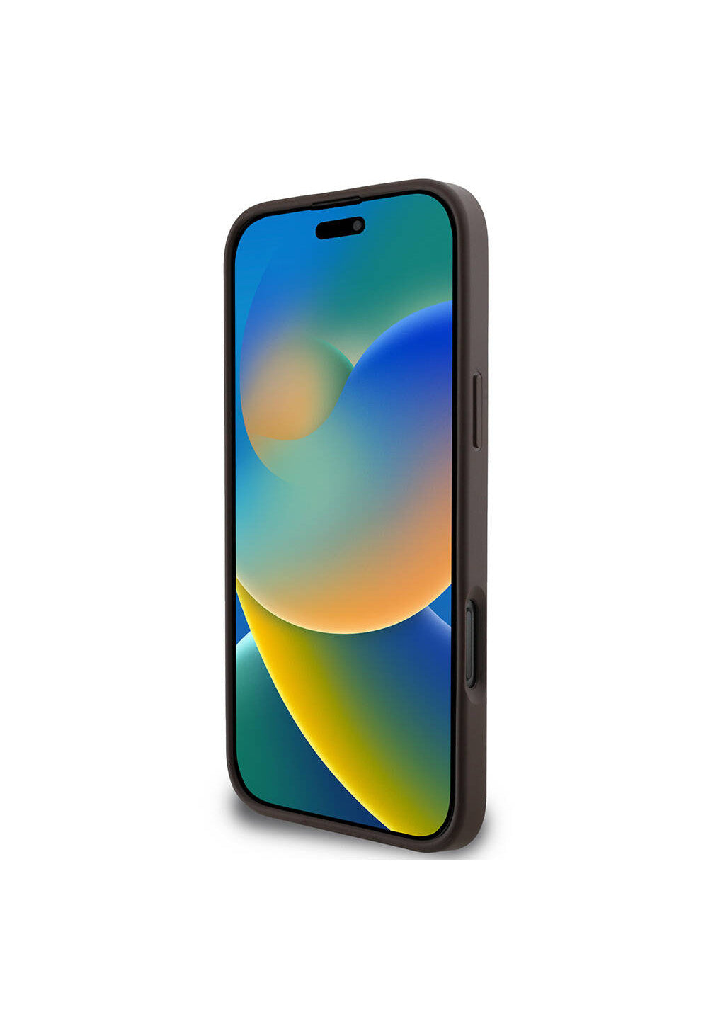 Apple iPhone 16 Pro Kılıf Guess Orijinal Lisanslı PU Deri 4G Desenli Metal Büyük 4G ve Yazı Logolu Kapak