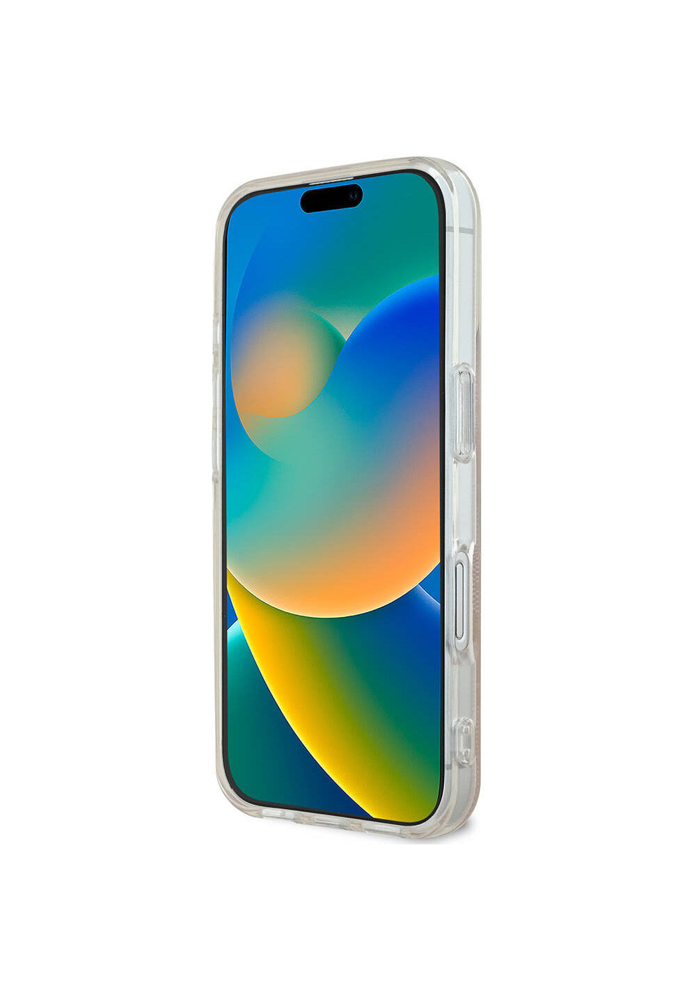 Apple iPhone 16 Kılıf Guess Orijinal Lisanslı Manyetik Şarj Uyumlu Yazı Logolu 4G Desenli Kapak