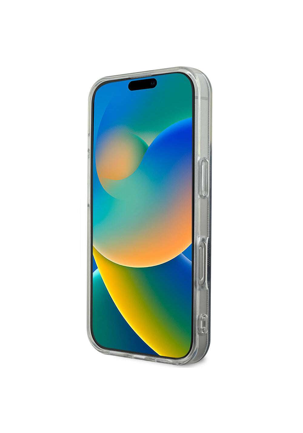 Apple iPhone 16 Pro Max Kılıf Guess Orijinal Lisanslı Manyetik Şarj Uyumlu Yazı Logolu 4G Desenli Kapak