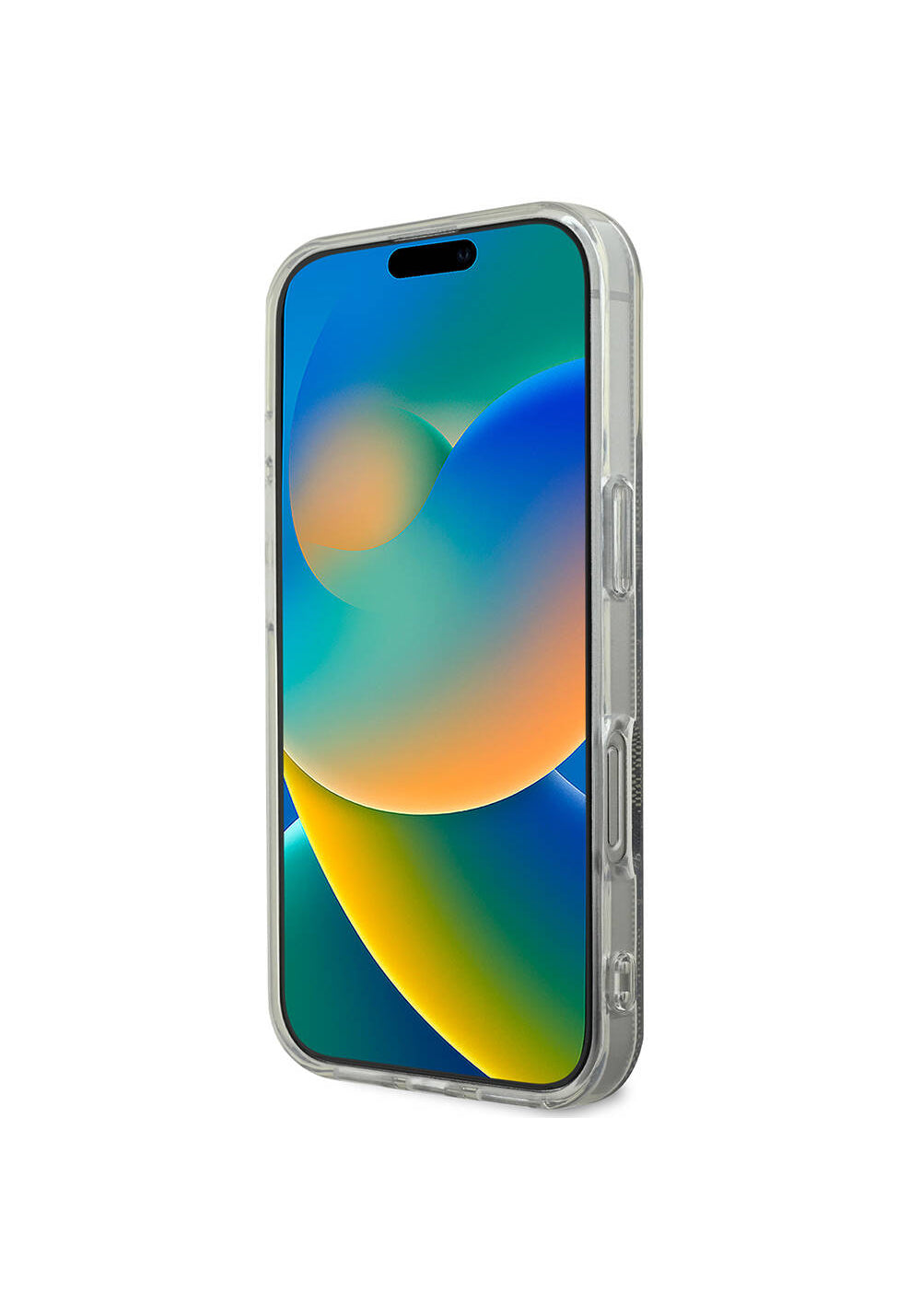 Apple iPhone 16 Pro Max Kılıf Guess Orijinal Lisanslı Manyetik Şarj Uyumlu Yazı Logolu 4G Desenli Kapak