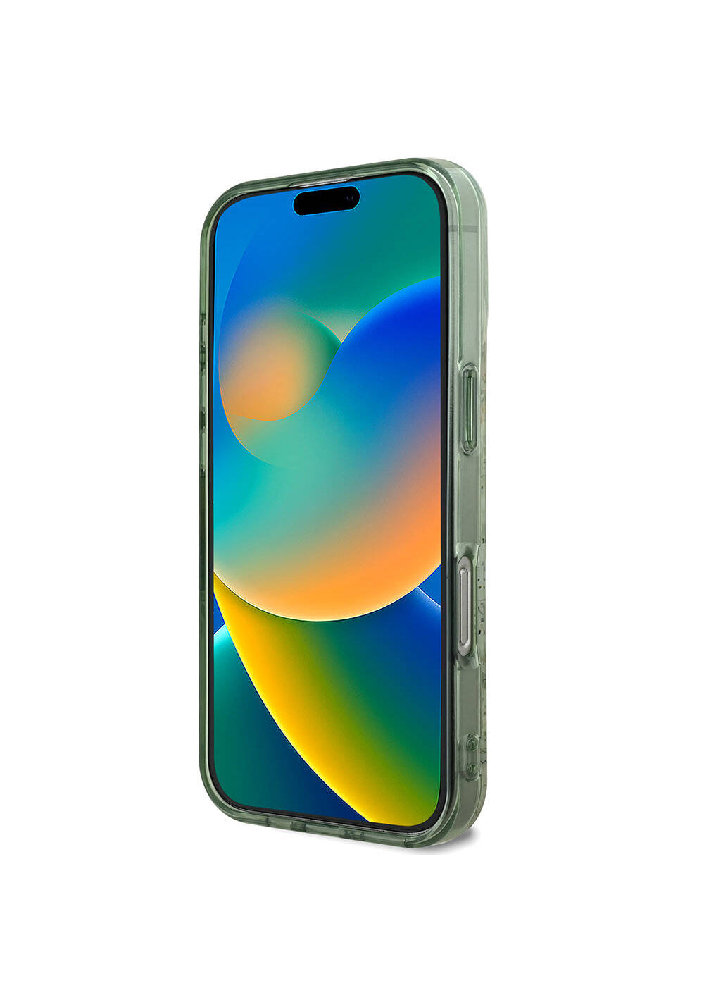 Apple iPhone 16 Pro Max Kılıf Guess Orijinal Lisanslı Manyetik Şarj Uyumlu Flower Tonal Circle Kapak