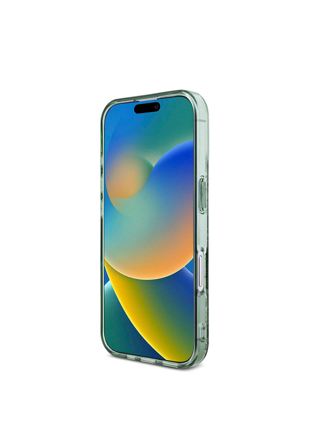 Apple iPhone 16 Kılıf Guess Orijinal Lisanslı Manyetik Şarj Uyumlu IML Baskılı Çiçek İnci Bileklikli Kapak