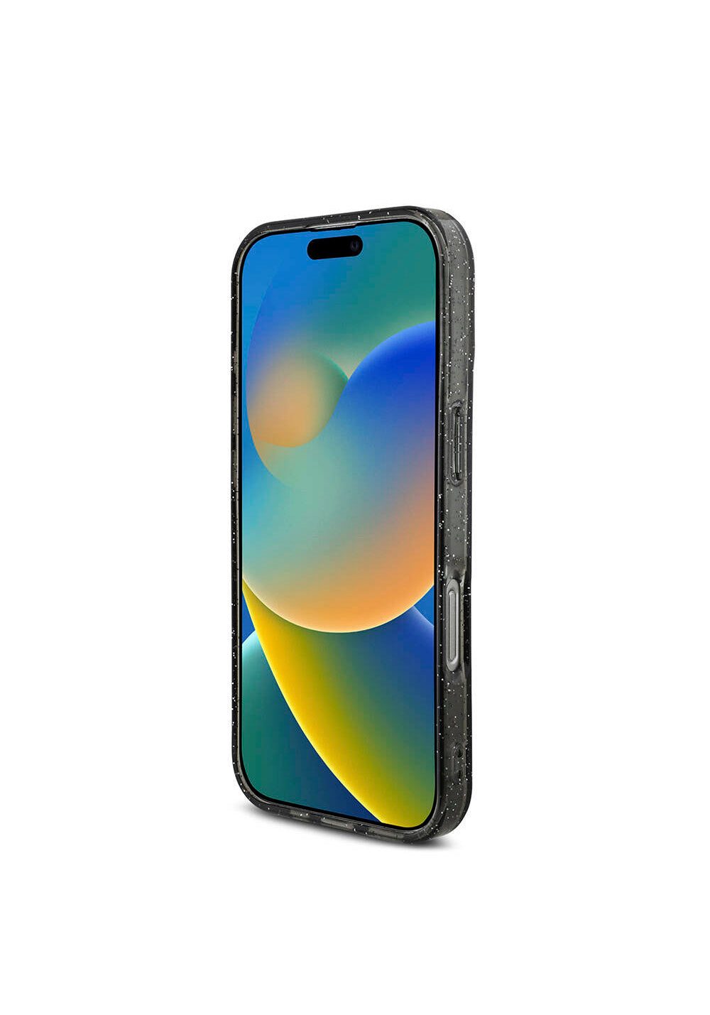 Apple iPhone 16 Pro Kılıf Guess Orijinal Lisanslı Manyetik Şarj Uyumlu Simli Silikon İnci Bileklikli Kapak