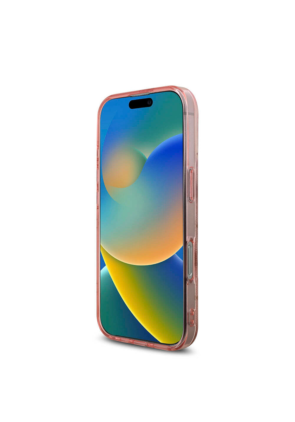 Apple iPhone 16 Pro Kılıf Guess Orijinal Lisanslı Manyetik Şarj Uyumlu IML Peony ve 4G Desenli Klasik Logolu Kapak