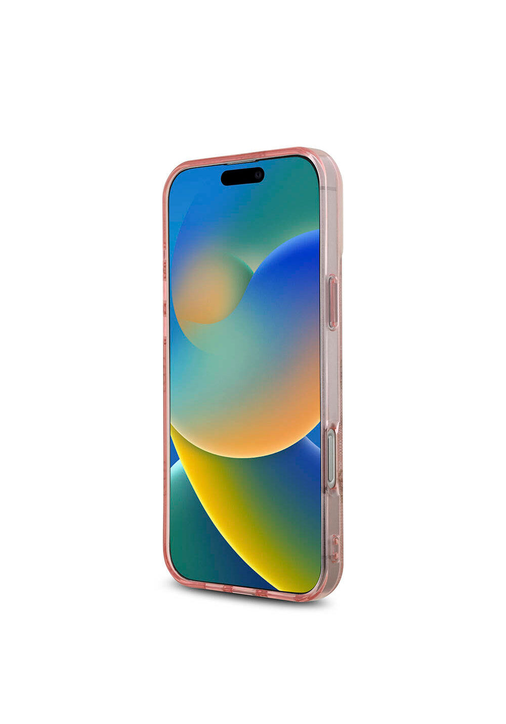 Apple iPhone 16 Pro Max Kılıf Guess Orijinal Lisanslı Manyetik Şarj Uyumlu IML Peony ve 4G Desenli Klasik Logolu Kapak