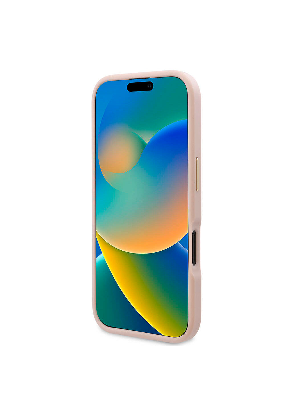 Apple iPhone 16 Plus Kılıf Guess Orijinal Lisanslı Manyetik Şarj Uyumlu PU 4G Desenli Metal Plaka Klasik Logolu Kapak