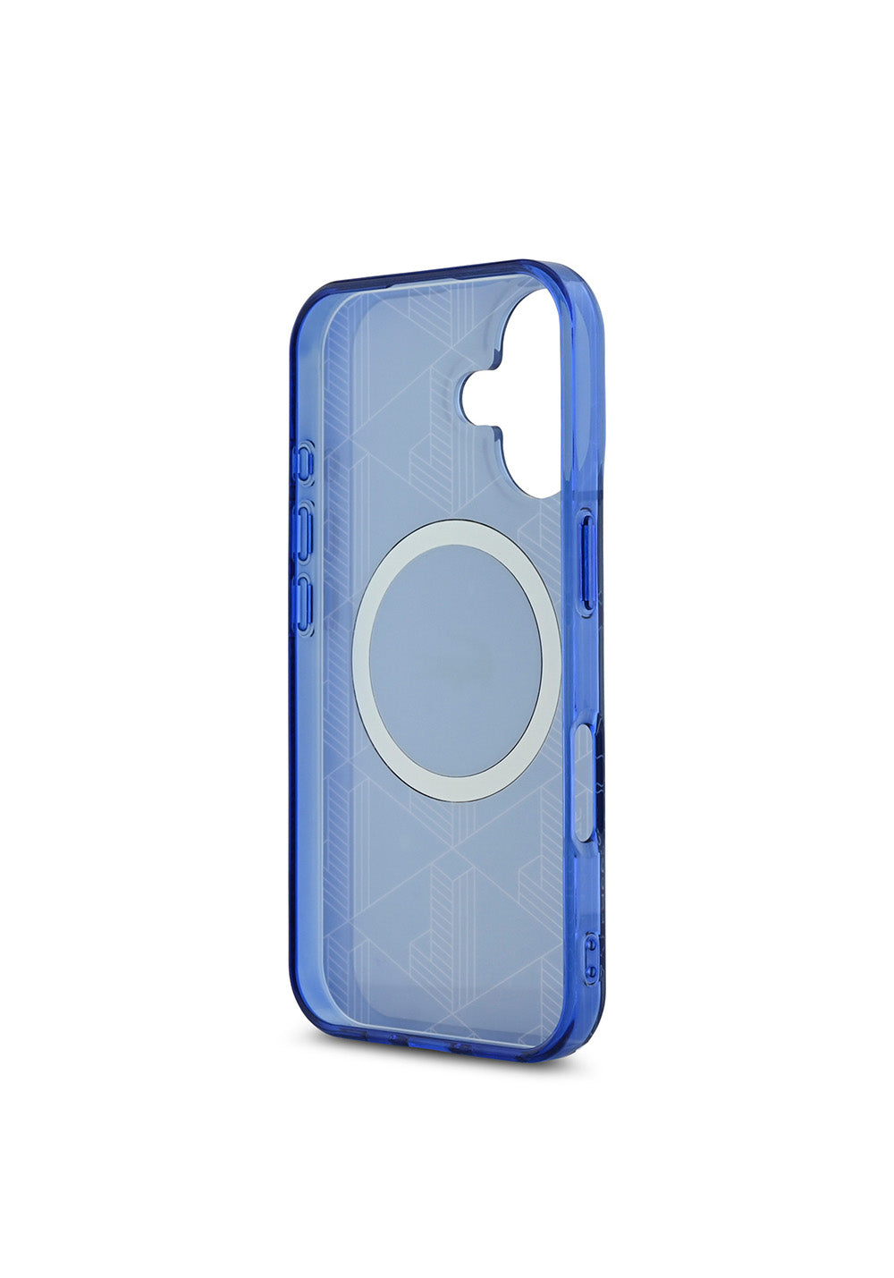 Apple iPhone 16 Kılıf Lacoste Orijinal Lisanslı Manyetik Şarj Uyumlu IML Baskılı Gümüş Timsah Logolu Monogram Kapak