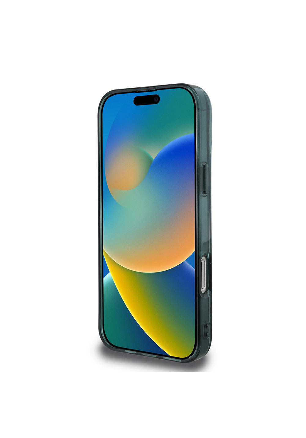 Apple iPhone 16 Pro Max Kılıf Lacoste Orijinal Lisanslı Manyetik Şarj Uyumlu IML Baskılı Gümüş Timsah Logolu Monogram Kapak