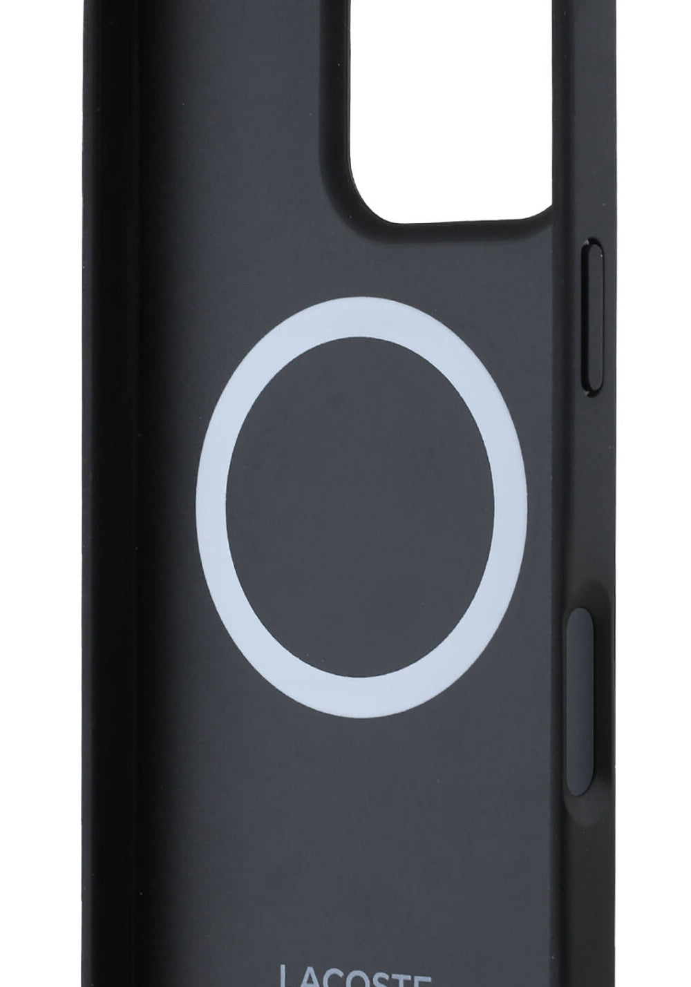 Apple iPhone 16 Pro Max Kılıf Lacoste Orijinal Lisanslı Manyetik Şarj Uyumlu Mono Vintage Logo Kapak