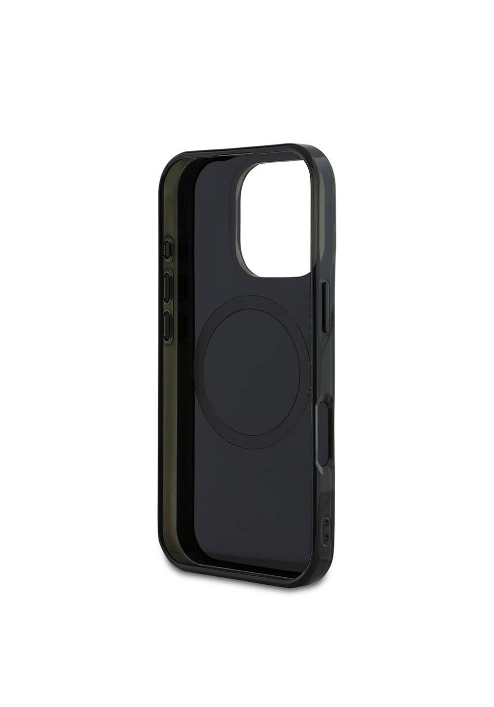 Apple iPhone 16 Pro Max Kılıf Mercedes Benz Orijinal Lisanslı Manyetik Şarj Uyumlu Çift Katmanlı Paralel Çizgi Desenli Kapak