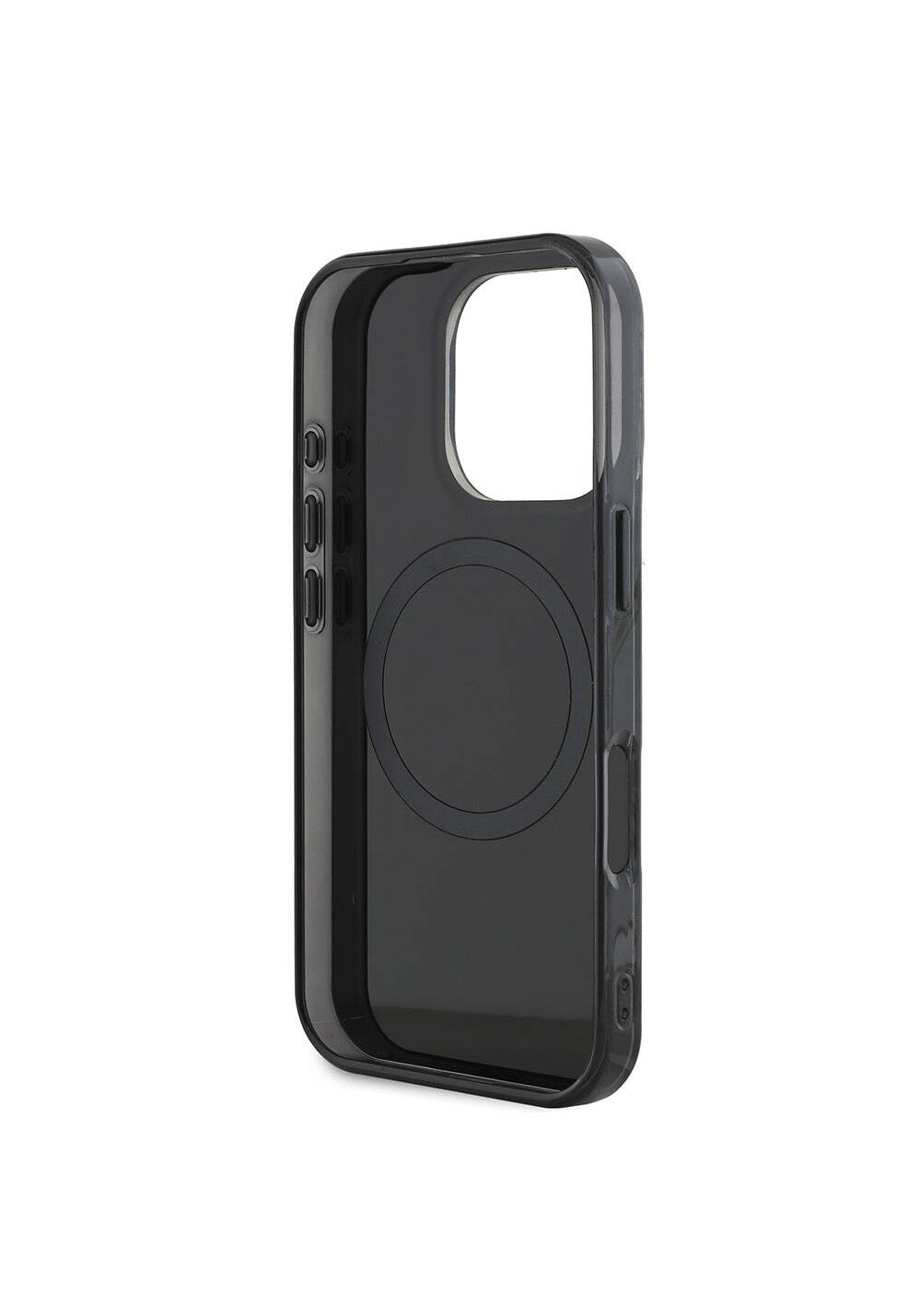 Apple iPhone 16 Pro Max Kılıf AMG Orijinal Lisanslı Manyetik Şarj Uyumlu Çift Katmanlı Kırmızı Çapraz Çizgili Kapak