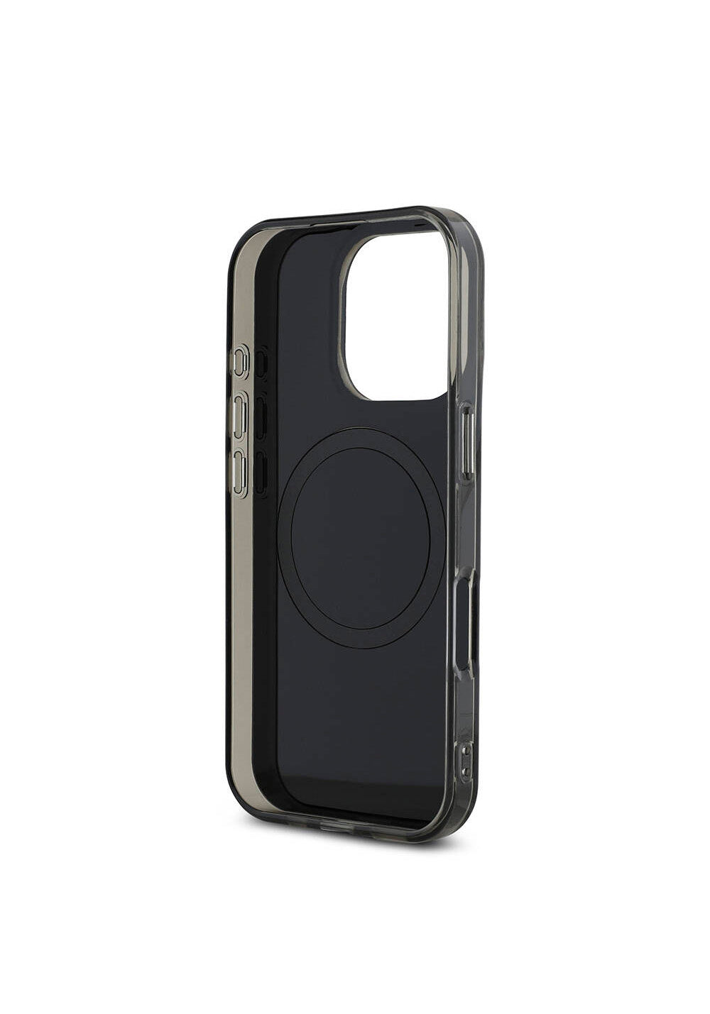 Apple iPhone 16 Pro Max Kılıf AMG Orijinal Lisanslı Manyetik Şarj Uyumlu IML Baskı Logolu Çift Katmanlı Bow Lines Kapak