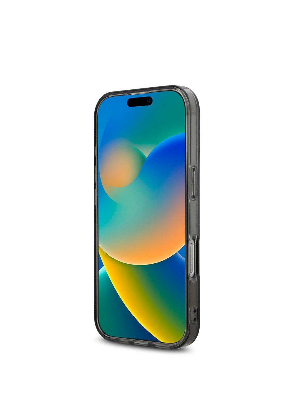 Apple iPhone 16 Pro Kılıf AMG Orijinal Lisanslı Manyetik Şarj Uyumlu IML Baskı Logolu Smoked Kapak