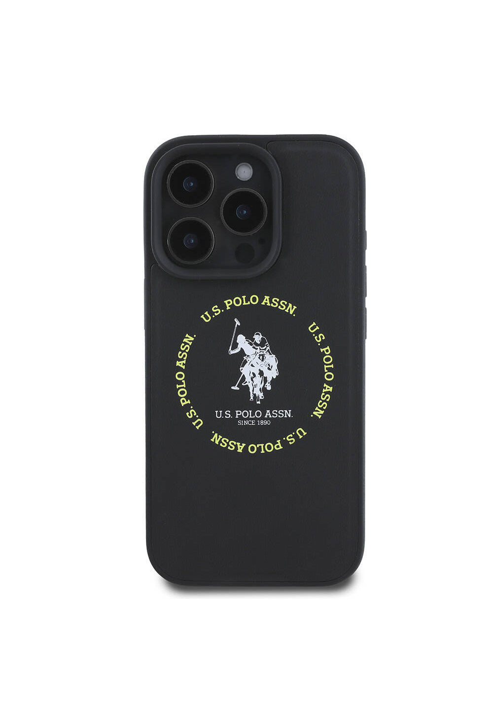 Apple iPhone 16 Pro Max Kılıf U.S. Polo Assn. Orijinal Lisanslı Manyetik Şarj Uyumlu Circle ve Double Horse Logolu Deri Kapak