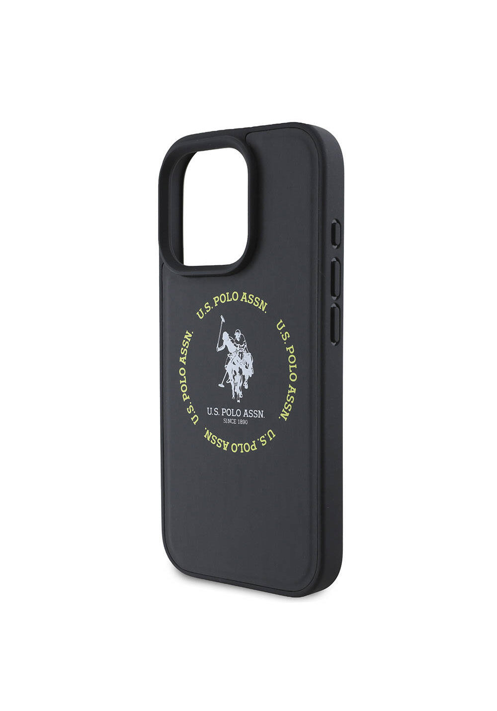 Apple iPhone 16 Pro Max Kılıf U.S. Polo Assn. Orijinal Lisanslı Manyetik Şarj Uyumlu Circle ve Double Horse Logolu Deri Kapak