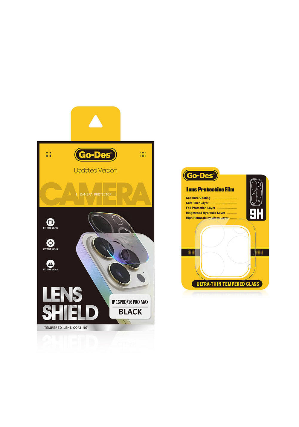 Apple iPhone 16 Pro Max Go Des Lens Shield CL-17 Kamera Lens Koruyucu
