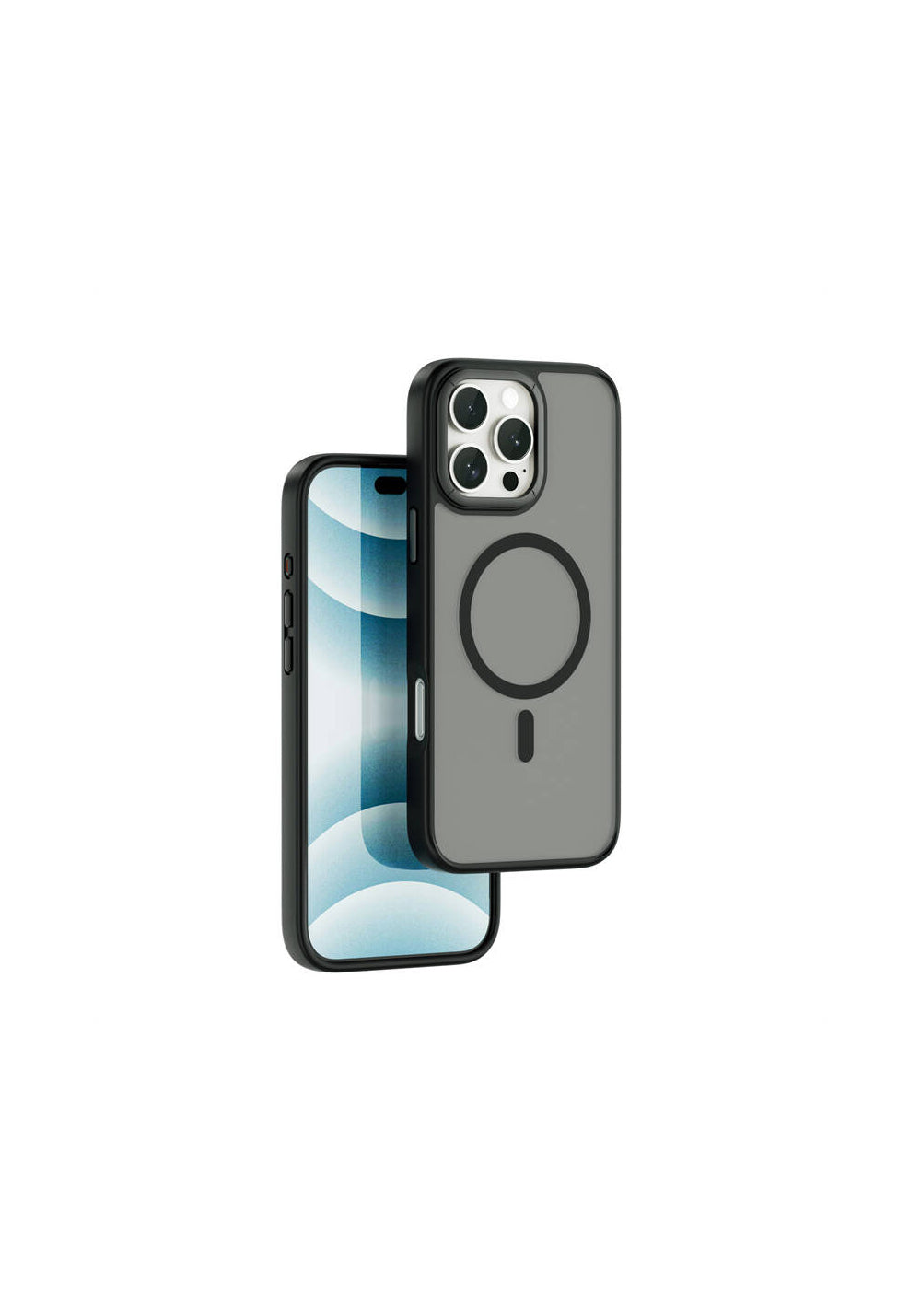 Apple iPhone 16 Pro Max Kılıf Wiwu FGG-012 ArmorPro Serisi Manyetik Şarj Uyumlu Parmak İzi Bırakmayan Kılıf