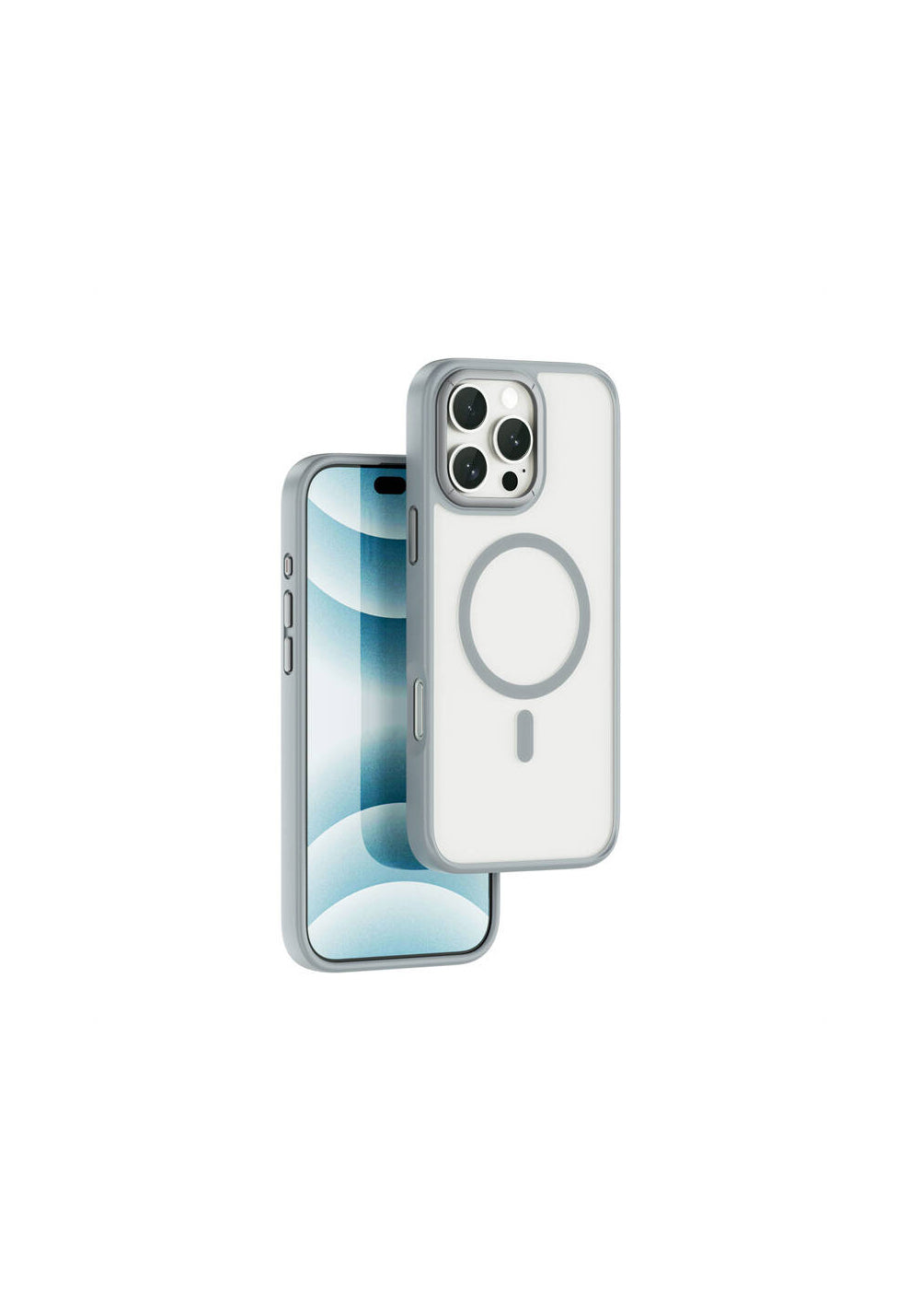 Apple iPhone 16 Pro Max Kılıf Wiwu FGG-012 ArmorPro Serisi Manyetik Şarj Uyumlu Parmak İzi Bırakmayan Kılıf