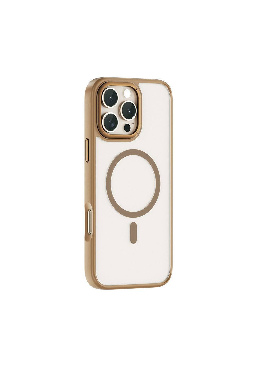 Apple iPhone 16 Pro Max Kılıf Wiwu FGG-012 ArmorPro Serisi Manyetik Şarj Uyumlu Parmak İzi Bırakmayan Kılıf