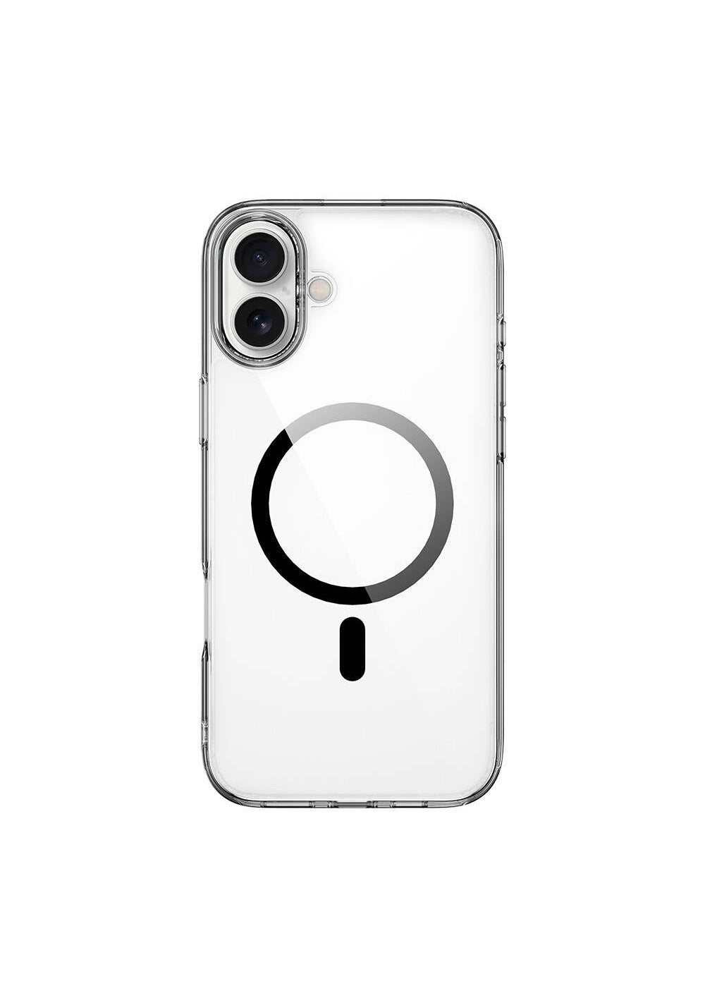 Apple iPhone 16 Kılıf Wiwu MCC-101 iShield Pro Serisi Manyetik Şarj Uyumlu Crystal Sert PC Kapak