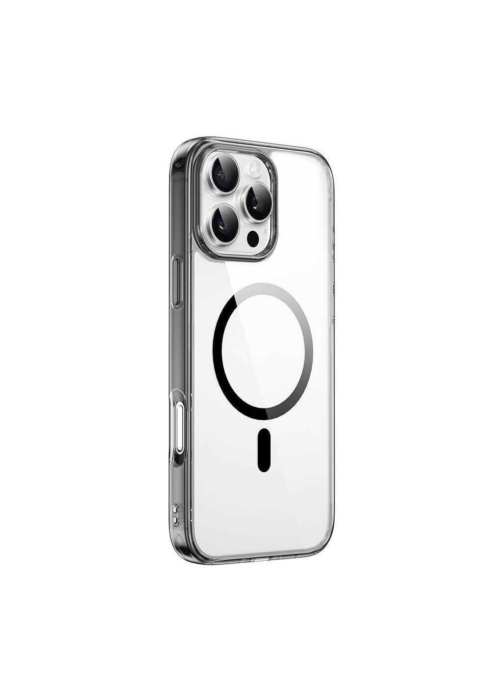 Apple iPhone 16 Pro Kılıf Wiwu MCC-101 iShield Pro Serisi Manyetik Şarj Uyumlu Crystal Sert PC Kapak